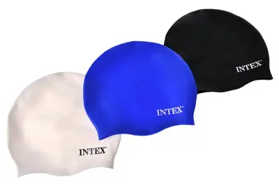 Шапочка для плавання INTEX на 8 років 3 кольори, 20 см 55992 купити