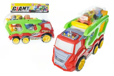 Машина автовоз інерційна 900-24B в кульку, 2види р.43x16x26 см YG Toys купити