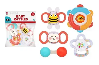 Набір брязкалець D285 в кульку 5 шт р.28x24 см YG Toys купити