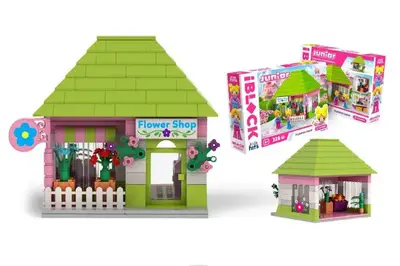 Конструктор Kids hits, IBLOCK JUNIOR , KH08/013/11, Квітковий магазин, 328 дет.,2 фігурки у коробці р. 37,5*25,5*6 см. Конструктор Kids hits, IBLOCK JUNIOR , KH08/013/11, Квітковий магазин, 328 дет.,2 фігурки у коробці р. 37,5*25,5*6 см. купити