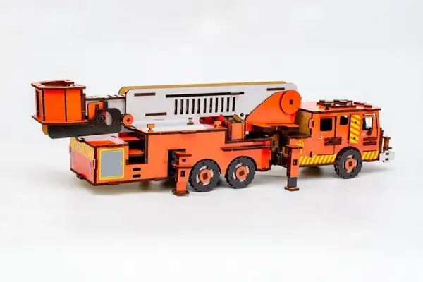 Конструктор Puz-00921"Пожежна Машина"(розмір моделі 50x13x10см) PuzzleOk купити недорого в Україні, фото 4