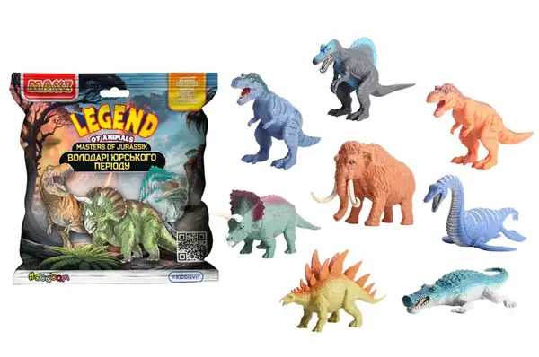 Стретч-іграшка у вигляді тварини 106/CN23 "Володарі Юрського періоду" серія "LEGEND OF ANIMALS МАКСІ" #SBABAM купити недорого в Україні, фото 5