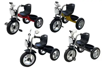 Велосипед триколісний TILLY BUZZ+ T-325/1 4 кольори, світиться фара, музика в коробці купити