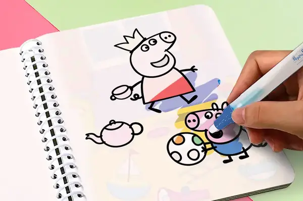 Набір водних розмальовок 200443 "Малюй водою: Peppa Pig" DoDo купити недорого в Україні, фото 3