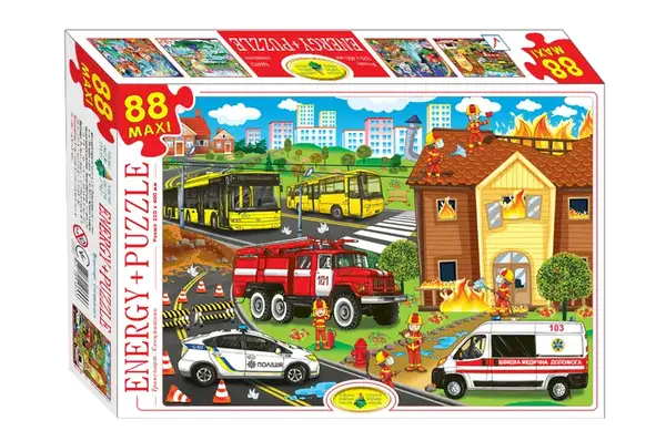 Пазли 88 елем. "Транспорт. Спецмашини" ЕГ-19 КФІ купити