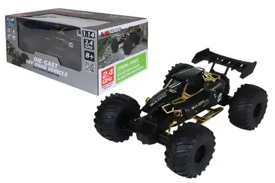 Машина на радіокеруванні SL-8399ARH Off-Road High Speed чорний, металевий корпус, з акумулятором 3,7V KS DRIVE купити