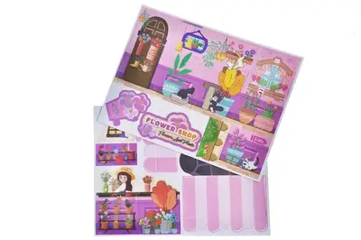 Магнітний конструктор "Beatiful flower shop", 71 деталь купити