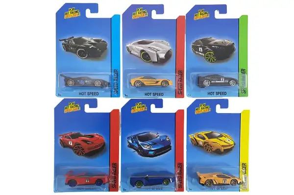 Машина металева "Гонка" 6 видів на блістері I868-1 р.16,5*11см купити