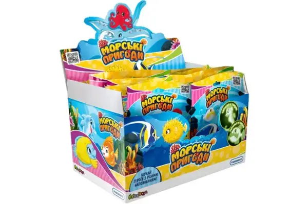 Стретч-іграшка у вигляді тварини – МОРСЬКІ ПРИГОДИ 11/CN23 (у дисплеї) #SBABAM купити недорого в Україні, фото 5