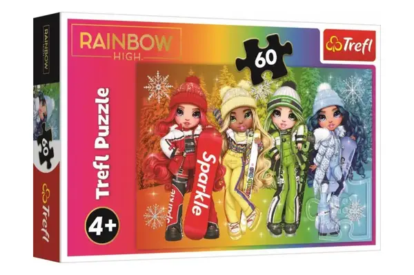 Пазли - 60 елм. - 17380 "MGA Rainbow High", Trefl купити