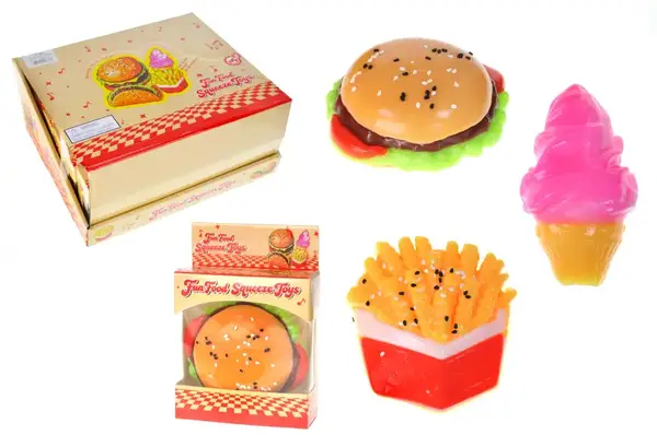 Сквіш-антистрес 0881 Fun Food мікс, короб.10x4x10 см купити