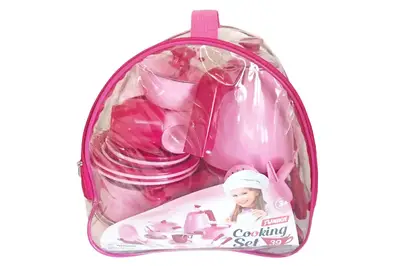 Набір посуду "Cooking Set" 39предметів рожевий 1764 Юніка купити