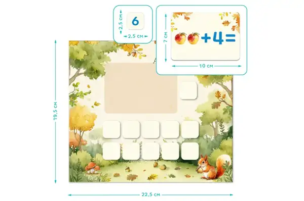 Магнітна гра 200317 "Рахунок в межах 10" DoDo купити недорого в Україні, фото 3
