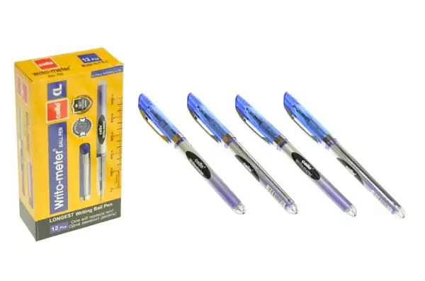 РУЧКА Cello Writo-meter CL-8048 в асортименті синя, чорна, фіолетова купити