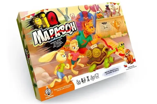 Настільна гра G-IQM-01-01U "IQ Марафон" DANKO купити