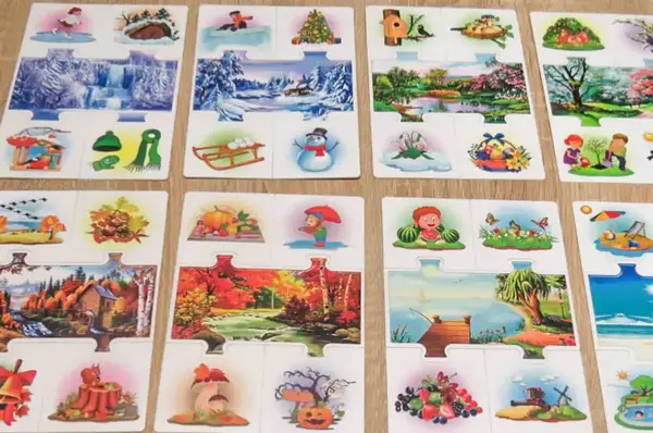 Розвиваючі пазли "Пори року" в коробці ARTOS купити недорого в Україні, фото 6
