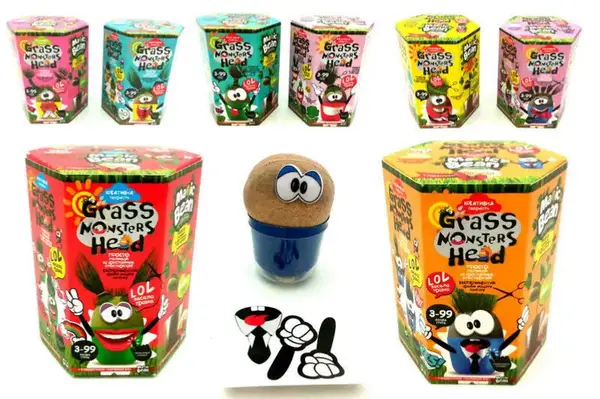 Набір для дослідів GMH-01-01U,02U,03U...08U GRASS MONSTERS HEAD DANKO купити