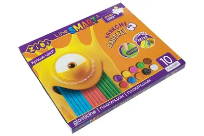 Пластилін ZIBI ZB.6223 10 кольорів 200 г SMART Line купити