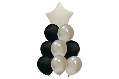 Набір з 9 повітряних кульок 13390 "Coffe star" ТМ "Твоя Забава" купити