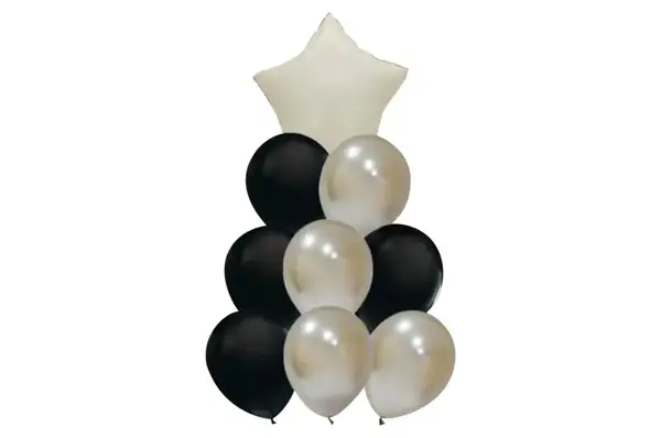 Набір з 9 повітряних кульок 13390 "Coffe star" ТМ "Твоя Забава" купити