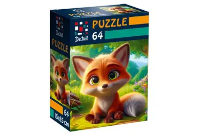 Пазли De.tail. Допитливе лисеня. 64 деталі DT1234-07 (укр) Vladi Toys купити