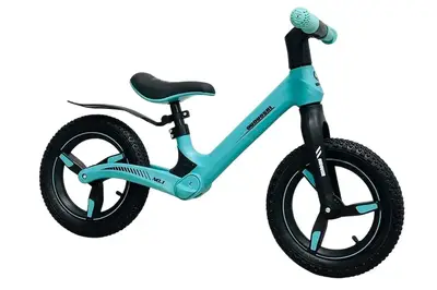 Дитячий двоколісний біговел Maraton M15 Turquoise надувні колеса 12 дюймів купити