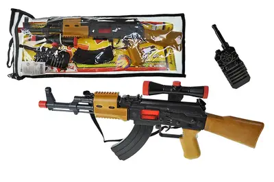 Автомат механічний "Калаш Джей" з набором 810 GoldenGun купити