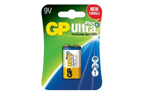 Батарейка 6F22 GP 1604AUP C1 Ultra Plus Alkaline 1шт. купити