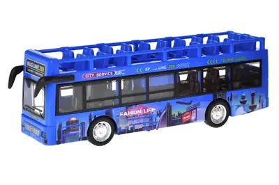 Автобус інерційний 7736 озвучений, зі світлом, в блоці 8шт р.44,9x36,6x8см YG Toys купити