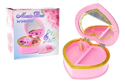 Музична скринька з дзеркальцем в коробці 9213 купити