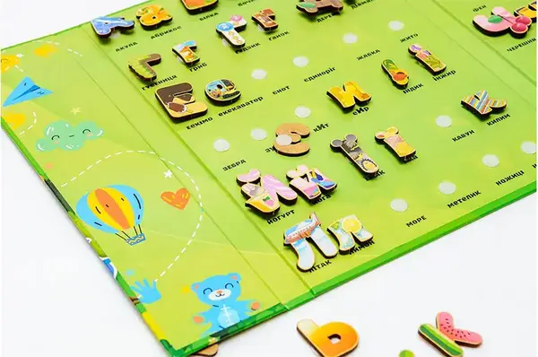 Алфавіт на липучках Puz-26919 р.30х22х2см PuzzleOk купити недорого в Україні, фото 4