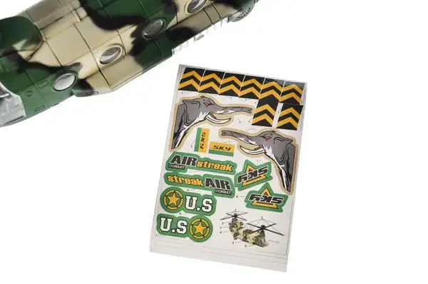 Вертоліт на батарейках, озвучений, зі світлом, в коробці 286-26 р.44*24*16см купити недорого в Україні, фото 3