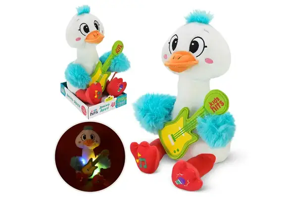 М'яка інтерактивна іграшка Disco Pals KH88/002 гусак у коробці 15x20x30 KidsHits купити