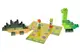 Конструктор блочний QB300-101 "Block&Steps: Земля динозаврів" + ходилка і меморі гра 3в1, 41дет. qbee купити