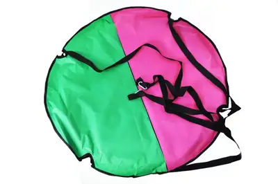 Гойдалка підвісна для дітей та дорослих, гніздо лелеки «Take&Ride Nest» Light Green-Pink (рожево-салатова) купити