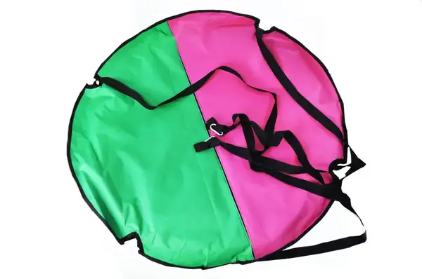 Гойдалка підвісна для дітей та дорослих, гніздо лелеки «Take&Ride Nest» Light Green-Pink (рожево-салатова) купити