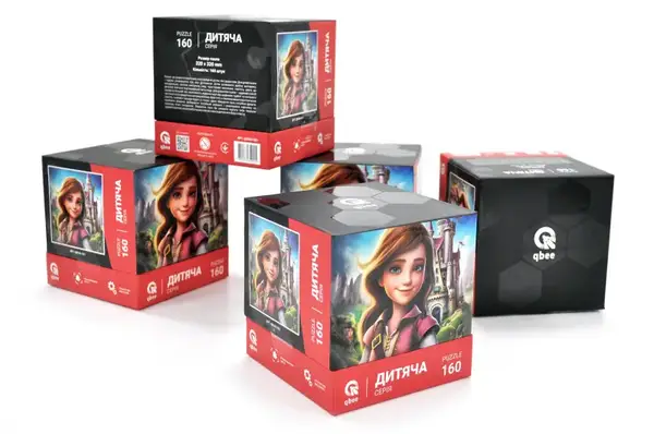 Пазли - 160 елм. - QB500-001 "Замок Принцеси" qbee купити