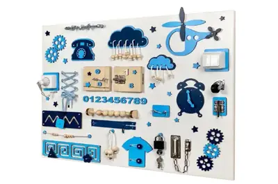 Бізіборд Синій 60х80 см купити