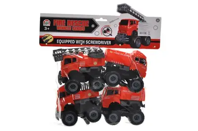 Машина конструктор пожежна в кульку 2005-7 купити