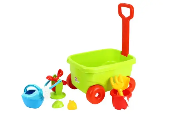 Візок 1409 каталка з пісочним набором ТЕХНОК купити недорого в Україні, фото 6