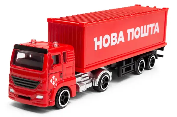 Автомодель 250416CG Фура Нова пошта купити недорого в Україні, фото 3