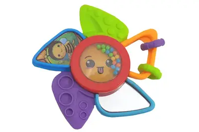 Брязкальце 8398-16 з прорізувачем, в кульку р.20x3x15 см YG Toys купити