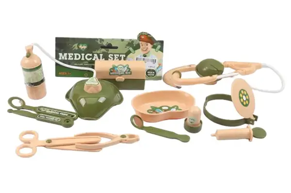 Лікар набір 1611 стетоскоп, шприц, аксесуари пакет 19см купити