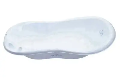 Ванночка зі зливом 102 см KR-005-103 "LUX Зайчики" біла TEGA купити