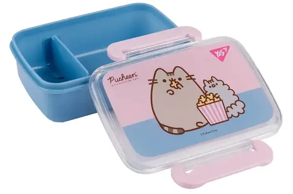 Контeйнер 708364 "Pusheen" 420 мл, блакитно-рожевий Yes купити