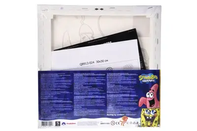 Набір для розпису по номерах 30х30 см QB913-024 "Губка Боб у кіно: У пошуках Квадратних Штанів" qbee купити