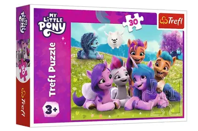 Пазли - 30 елм. - 18299 "Дружелюбні Поні" Trefl купити