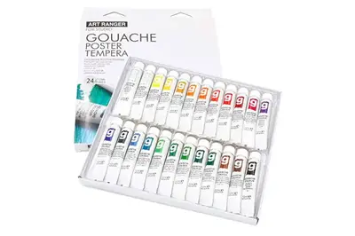 Гуашеві фарби "Art ranger"EG2412C-4 пластик туб, 24кольори 12мл купити