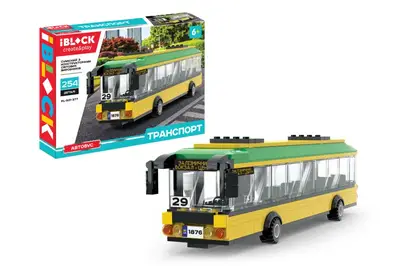 Конструктор IBLOCK PL-921-377 ТРАНСПОРТ Автобус 254 деталей, інструкція та наліпки у комплекті в Конструктор IBLOCK PL-921-377 ТРАНСПОРТ Автобус 254 деталей, інструкція та наліпки у комплекті в купити