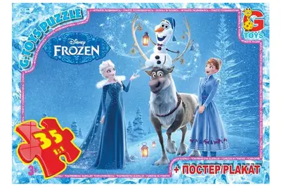 Пазли із серії "Frouzen" (Льодяне Сердце) FR004 35 елементів G-Toys купити